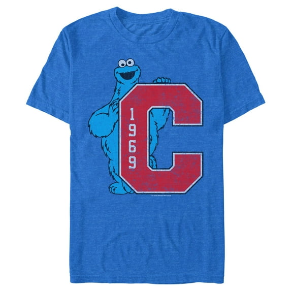 Men's Sesame Street Cookie Monster 1969 Graphic T-Shirt