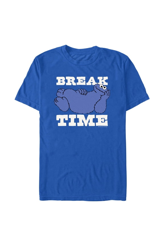 Men's Sesame Street Cookie Monster Break Time Graphic T-Shirt