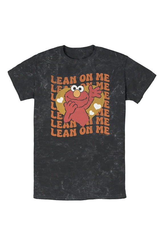 Men's Sesame Street Elmo Lean On Me  Graphic T-Shirt