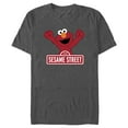 thumbnail image 1 of Men's Sesame Street Elmo Red Logo Sign  Graphic T-Shirt, 1 of 5