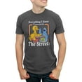 thumbnail image 1 of Men's Sesame Street Graphic T-Shirt - Everything I Know I Learned on the Streets,, 1 of 11