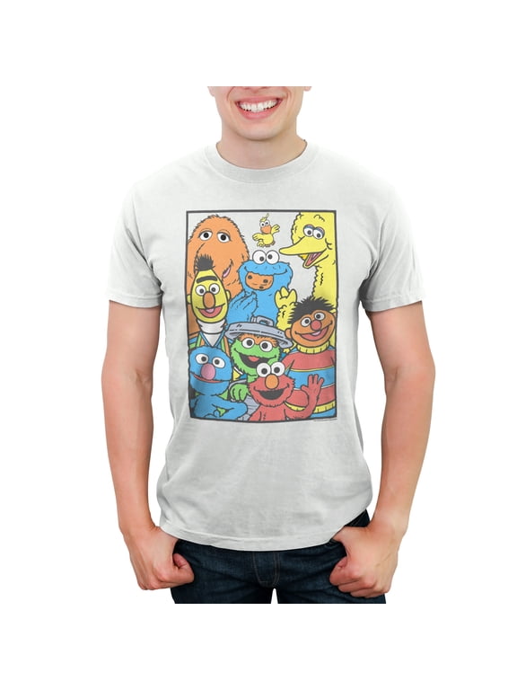 Men's Sesame Street Group Shot Graphic T-Shirt