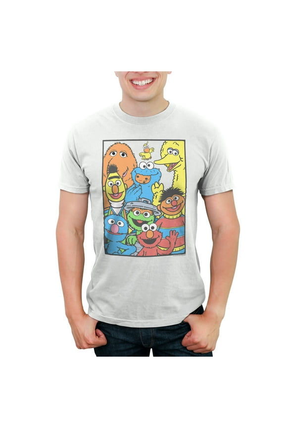 Men's Sesame Street Group Shot Graphic T-Shirt