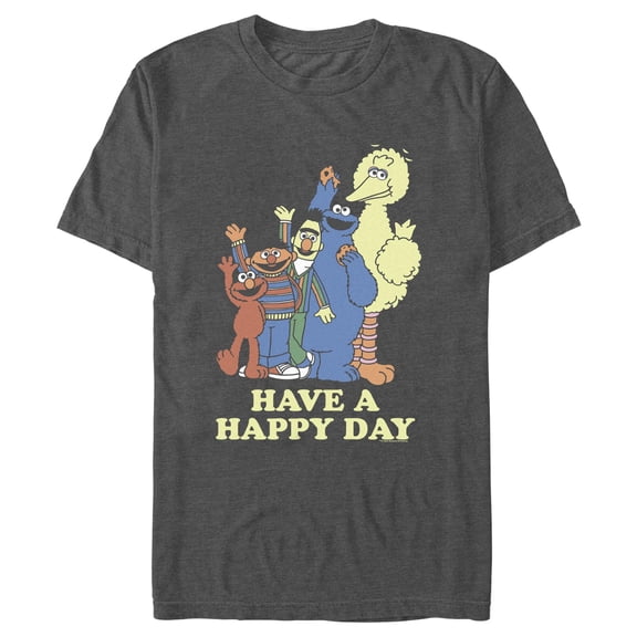 Men's Sesame Street Have a Happy Day Graphic T-Shirt