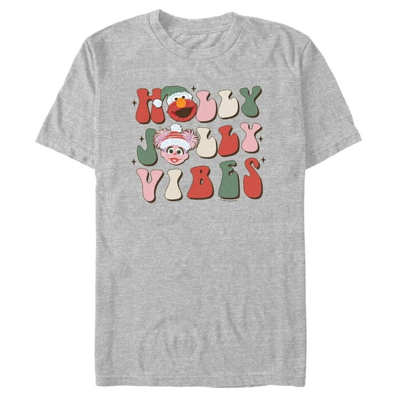 Men's Sesame Street Holly Jolly Vibes Graphic T-Shirt