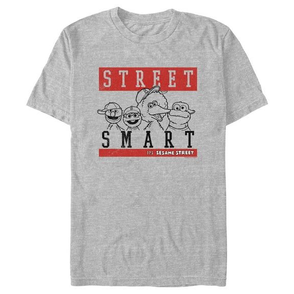Men's Sesame Street Hood Smart Group Graphic T-Shirt