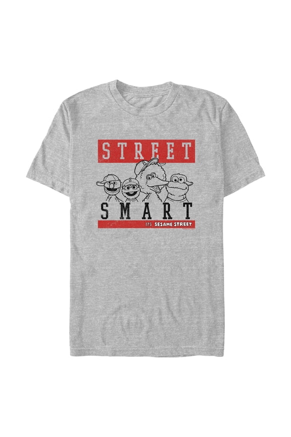Men's Sesame Street Hood Smart Group Graphic T-Shirt