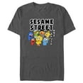 thumbnail image 1 of Men's Sesame Street Kawaii Characters Group  Graphic T-Shirt, 1 of 5
