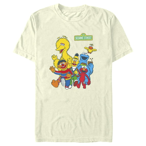 Men's Sesame Street Main Group Shot Graphic T-Shirt