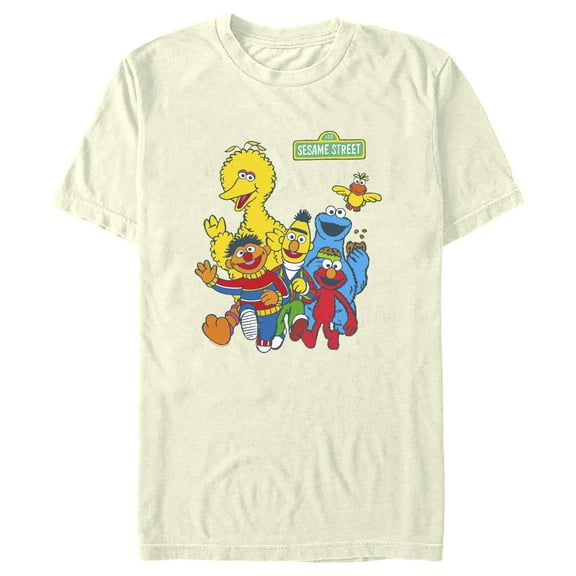 Men's Sesame Street Main Group Shot Graphic T-Shirt