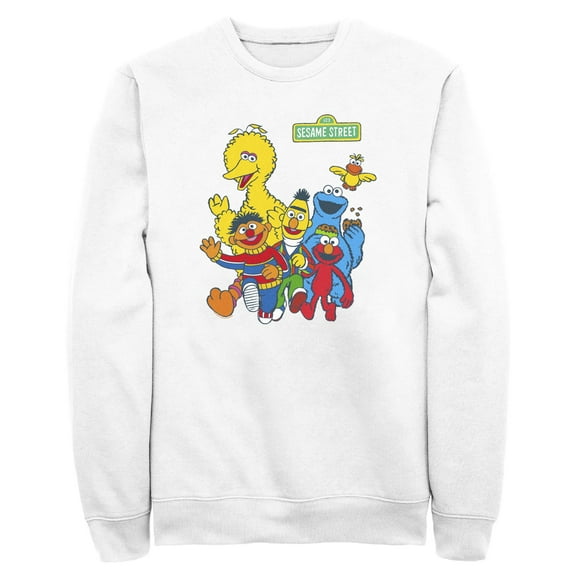 Men's Sesame Street Main Group Shot Sweatshirt