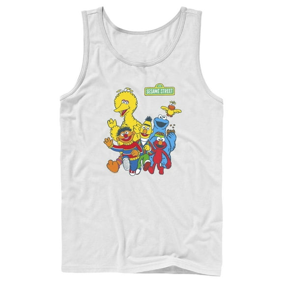 Men's Sesame Street Main Group Shot  Tank Top