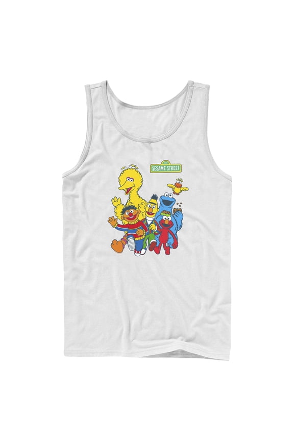 Men's Sesame Street Main Group Shot Tank Top