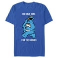 thumbnail image 1 of Men's Sesame Street Me Only Here for the Cookies  Graphic T-Shirt, 1 of 4