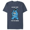 thumbnail image 1 of Men's Sesame Street Me Only Here for the Cookies  Graphic T-Shirt, 1 of 4