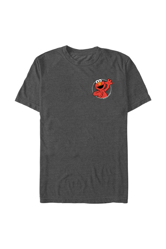 Men's Sesame Street Small Elmo Greetings  Graphic T-Shirt