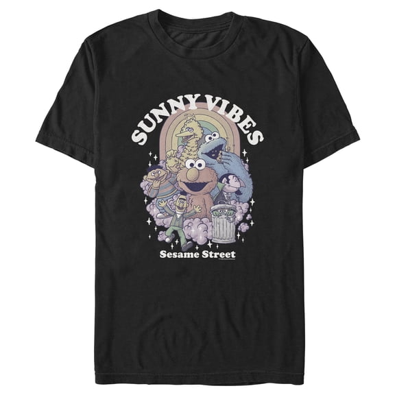 Men's Sesame Street Sunny Vibes Group  Graphic T-Shirt