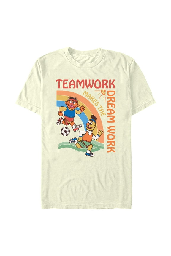 Men's Sesame Street Teamwork Makes the Dream Work Graphic T-Shirt