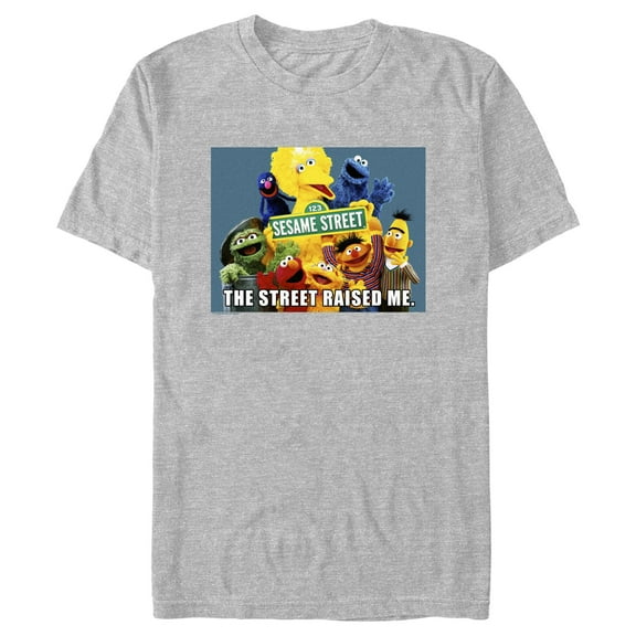 Men's Sesame Street The Street Raised Me  Graphic T-Shirt