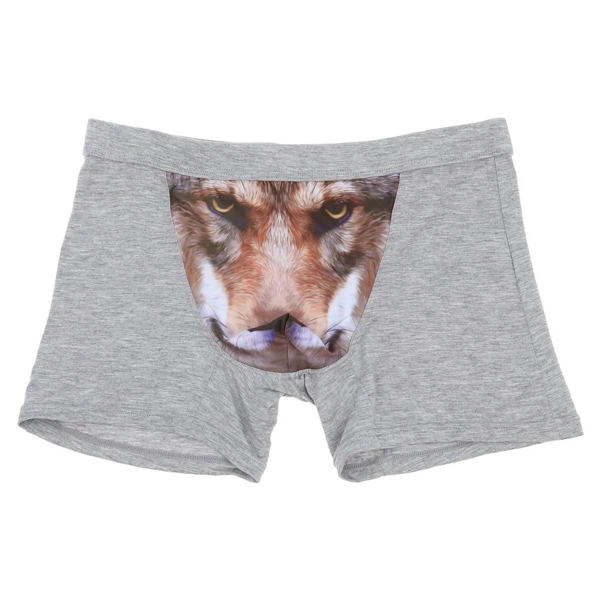 Style 06, UK 18) Men's Wolf Panties 3D Printed wolf head Underwear on OnBuy