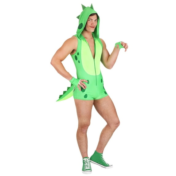 Men's Sexy Dino Costume Romper