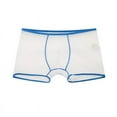 thumbnail image 1 of Men's Sexy Mesh Sheer Bulge Pouch Trunks Boxer Briefs, 1 of 3