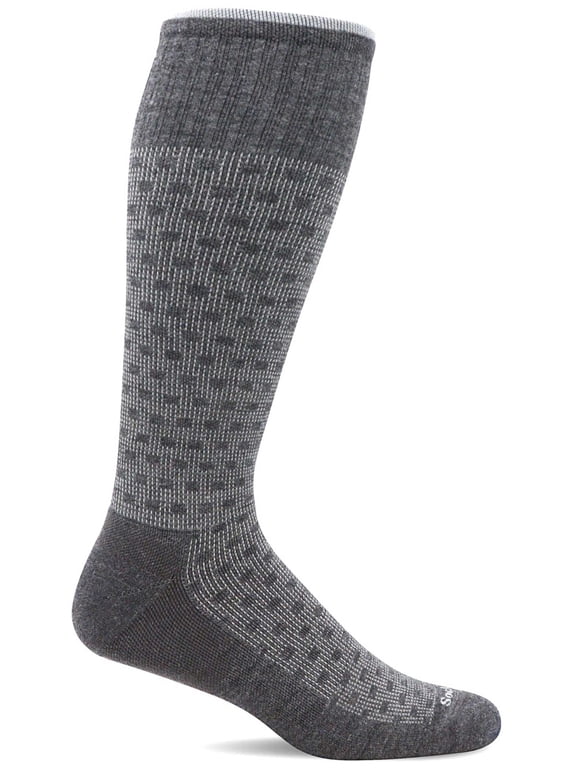 Men's Shadow Box Moderate Graduated Compression Socks