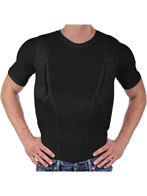 Men's Shadow Carry T-Shirt - for Men with Pockets, Outdoor Casual Wear