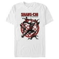 thumbnail image 1 of Men's Shang-Chi and the Legend of the Ten Rings Action Logo  Graphic Tee White Medium, 1 of 5