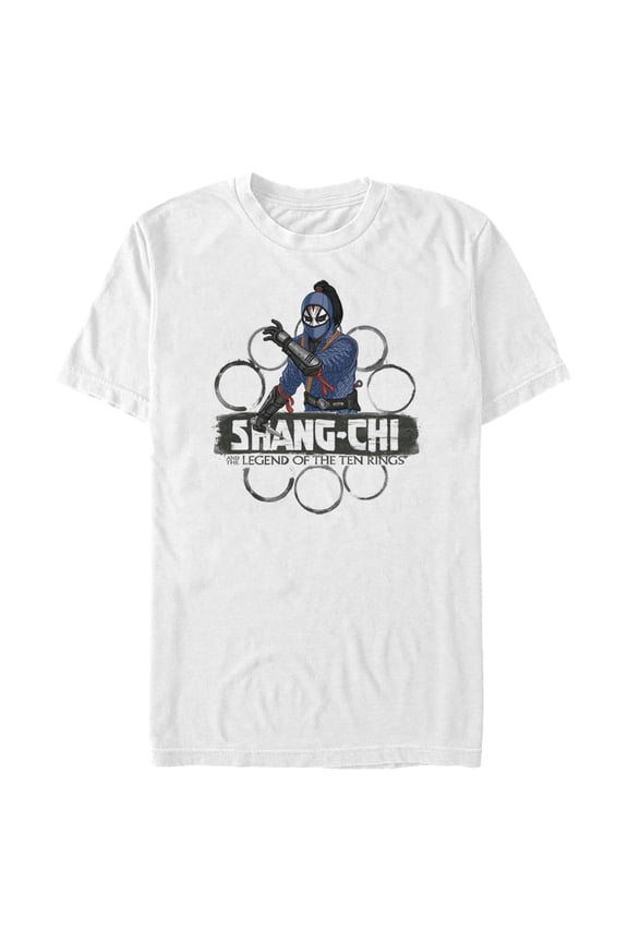 Men's Shang-Chi and the Legend of the Ten Rings Death Dealer Rings Graphic Tee White X Large
