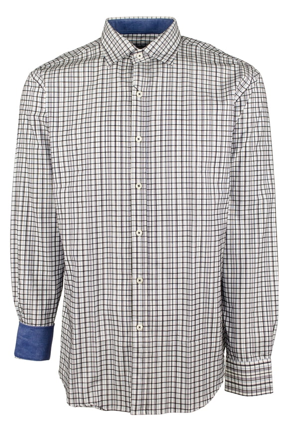 Men's Shaped Fit Long Sleeves Shirt-SN-X-Large