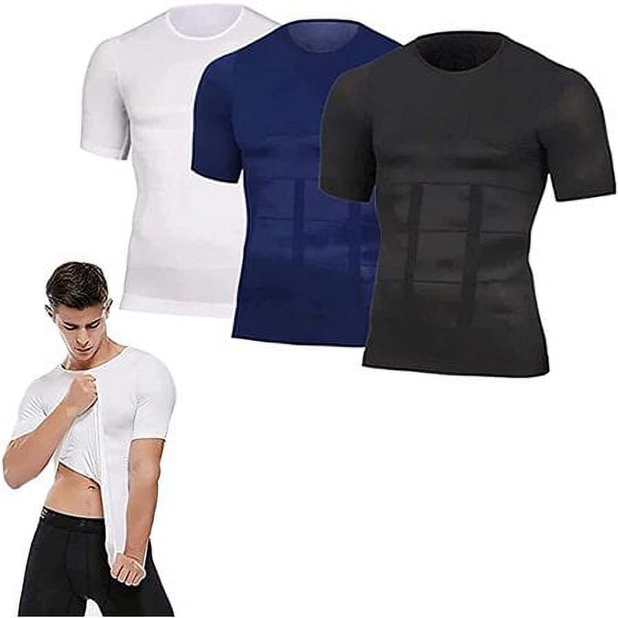 Men's Shaper Cooling T-Shirt, Men's Compression Shirt Undershirt