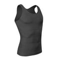 thumbnail image 1 of Men's Shaper Tank Compression Shirt Slim Underwaist Body Shaper Tummy Control Chest Support Breathable Seamless Slimming Undershirt, 1 of 6