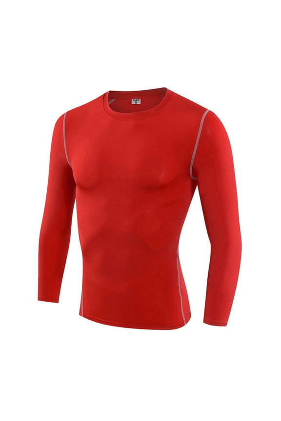Men's Shapewear Compression Tights Long Sleeve Basketball Training Base Layer Running Fitness Jacket