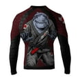 thumbnail image 1 of Men's Shark Attack MMA BJJ Long Sleeve Rash Guard Small, 1 of 3