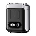 thumbnail image 1 of Men's Shaver Head Shaver For Smooth Shaving Portable Mini Travel Shaver For All Skin Types Quick And Comfortable Facial Hair Removal - Black, 1 of 4