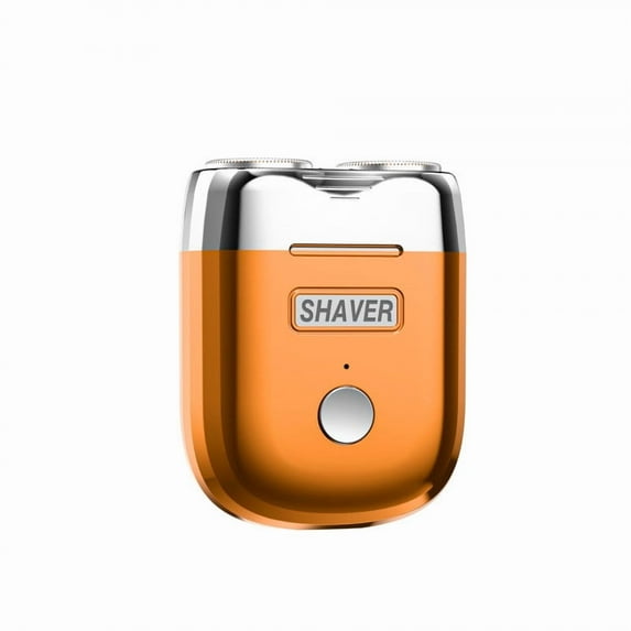 Men's Shaver Mini Portable Shaver, IPX7 Waterproof Electric Razor, Magnetic Double Ring Blade Head For Wet And Dry Use, 2-Speed USB Rechargeable, Long Battery Life, Compact Travel Size