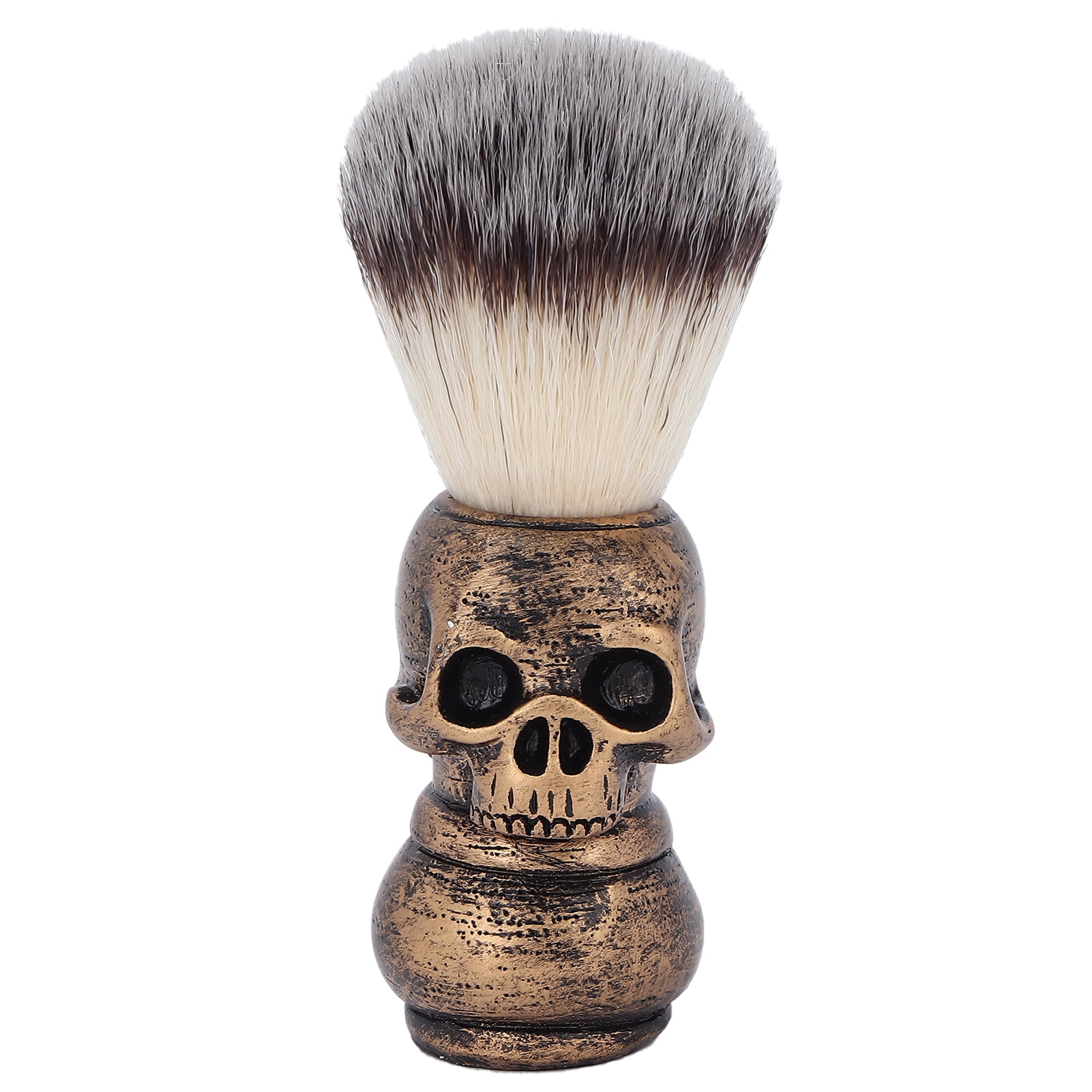 Men's Shaving Brush with Creative Skeleton Shape Handle Facial Beard Cleaning Grooming Shave