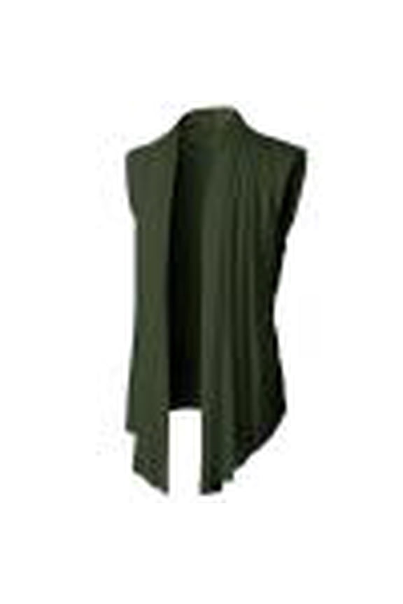Men's Shawl Casual Cardigan Sleeveless Drape Cape Lightweight Open Front Long Length Kimono Vest