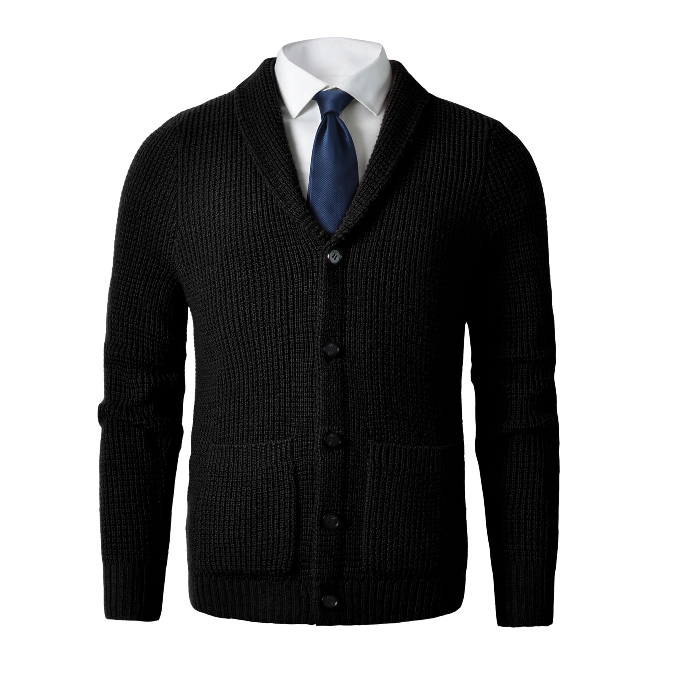 Buy Men's Merino Wool Shawl Collar Cardigan at Ubuy UK