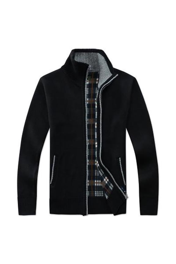 Men's Shawl Collar Cardigans Slim Fit Button Cable Knit Sweater Pockets,Thick Knitted Cardigan Sweaters for Men Thermal Jacket