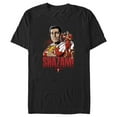 thumbnail image 1 of Men's Shazam! Fury of the Gods Hero Portrait Graphic Tee Black 3X Large, 1 of 5