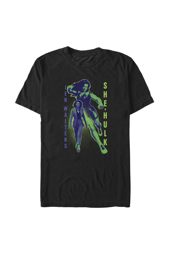 Men's She-Hulk: Attorney at Law Brains and Muscles Graphic Tee Black Medium