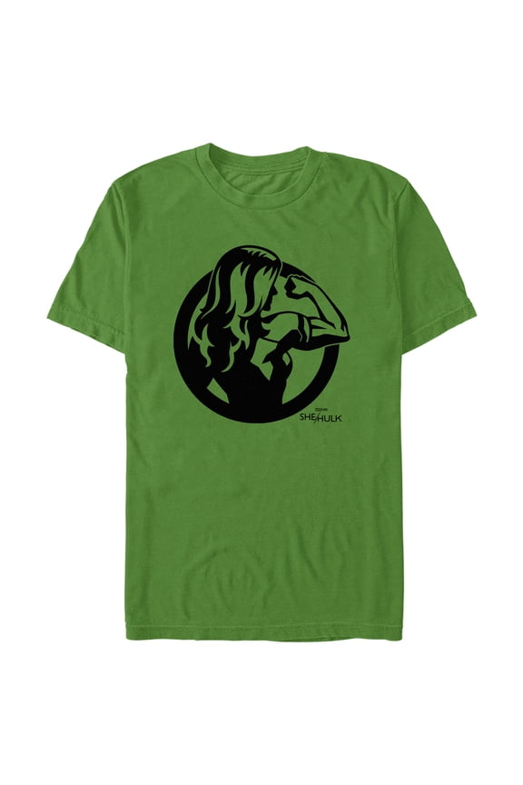 Men's She-Hulk: Attorney at Law Flex Icon Outline  Graphic Tee Kelly Green Medium