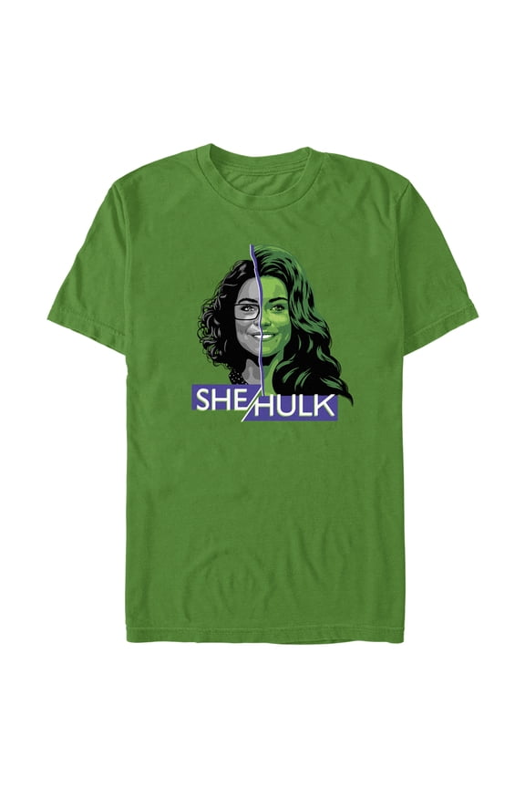 Men's She-Hulk: Attorney at Law Half Lawyer Half Hero  Graphic Tee Kelly Green Medium
