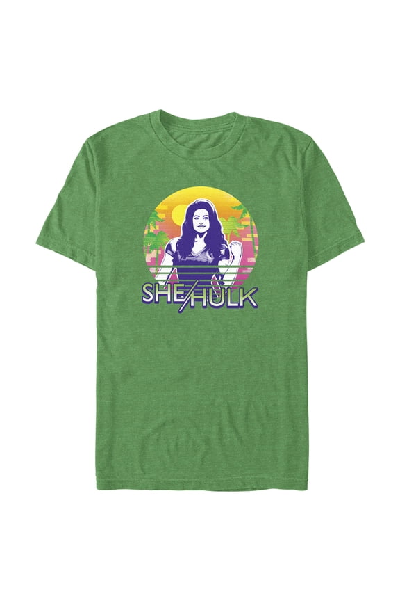 Men's She-Hulk: Attorney at Law Sun & Muscles Graphic Tee Kelly Heather X Large