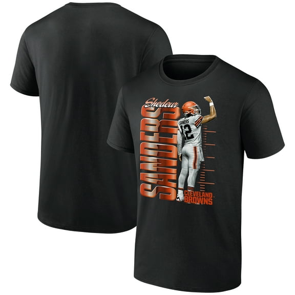 Men's Shedeur Sanders Black Cleveland Browns Celebration T-Shirt
