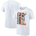 thumbnail image 1 of Men's Shedeur Sanders White Cleveland Browns Celebration T-Shirt, 1 of 4