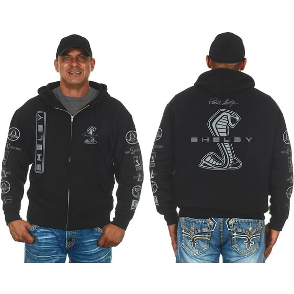 Men's Shelby Cobra Zip Up Hoodie