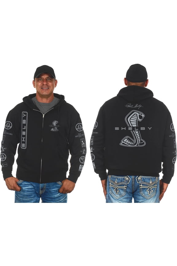 Men's Shelby Cobra Zip Up Hoodie